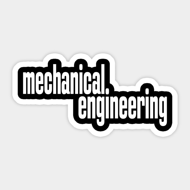 Mechanical Engineering Mechanical Engineer Sticker by ProjectX23